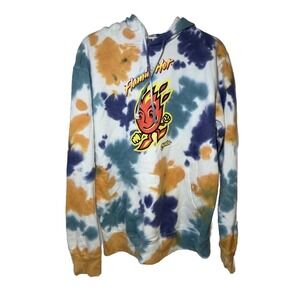 Cheetos Flamin' Hot Tie-Dye Cotton-Blend Hoodie size Men's Medium #6